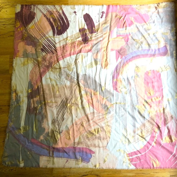 Scarf 🧣paint patterned, brand new! - Picture 5 of 5